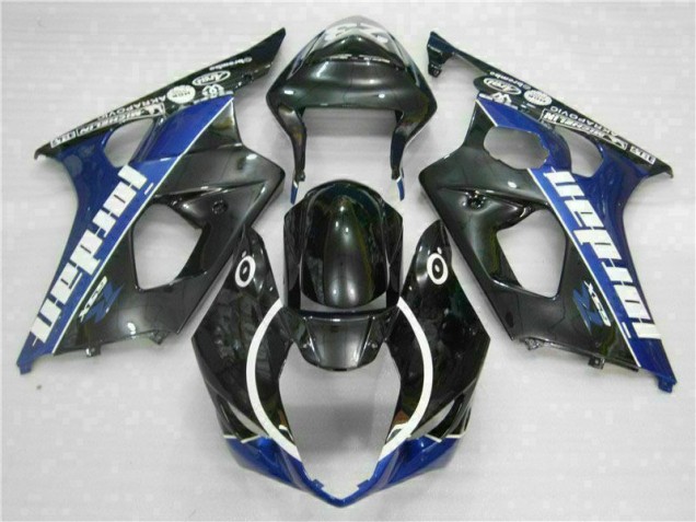 Nero Blu Kits Carene Moto & Plastica Moto Suzuki GSXR 1000 K3 2003-2004 Nero Blu Kits Carene Moto & Plastica Moto Suzuki GSXR 1000 K3 2003-2004