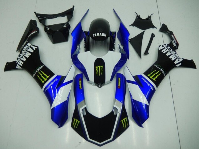Nero Blu Monster Carene Moto Yamaha R1 2015-2019 Nero Blu Monster Carene Moto Yamaha R1 2015-2019