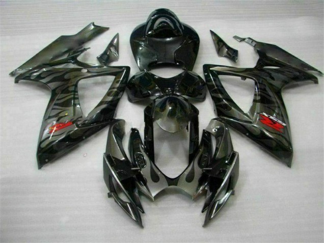 Nero Carene Moto & Plastica Moto Suzuki GSXR 600 / 750 K6 2006-2007 Nero Carene Moto & Plastica Moto Suzuki GSXR 600 / 750 K6 2006-2007