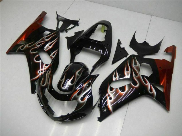 Nero Carrozzeria Moto & Carena Moto Suzuki GSXR 600 / 750 K1 K2 K3 2001-2003 Nero Carrozzeria Moto & Carena Moto Suzuki GSXR 600 / 750 K1 K2 K3 2001-2003