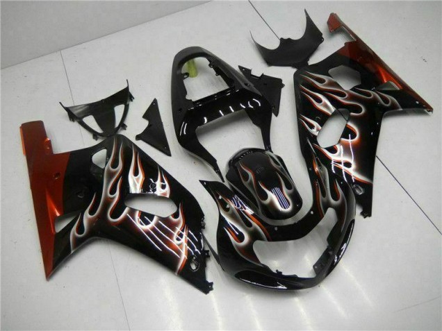 Nero Carrozzeria Moto & Carena Moto Suzuki GSXR 600 / 750 K1 K2 K3 2001-2003 Nero Carrozzeria Moto & Carena Moto Suzuki GSXR 600 / 750 K1 K2 K3 2001-2003