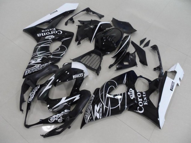 Nero Corona Carene Moto Suzuki GSXR 1000 K5 2005-2006 Nero Corona Carene Moto Suzuki GSXR 1000 K5 2005-2006
