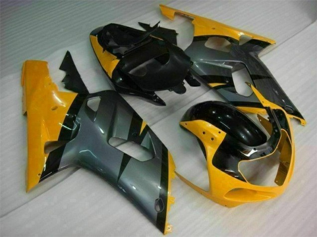 Nero Giallo Carene Moto Suzuki GSXR 600 / 750 K1 K2 K3 2001-2003 Nero Giallo Carene Moto Suzuki GSXR 600 / 750 K1 K2 K3 2001-2003