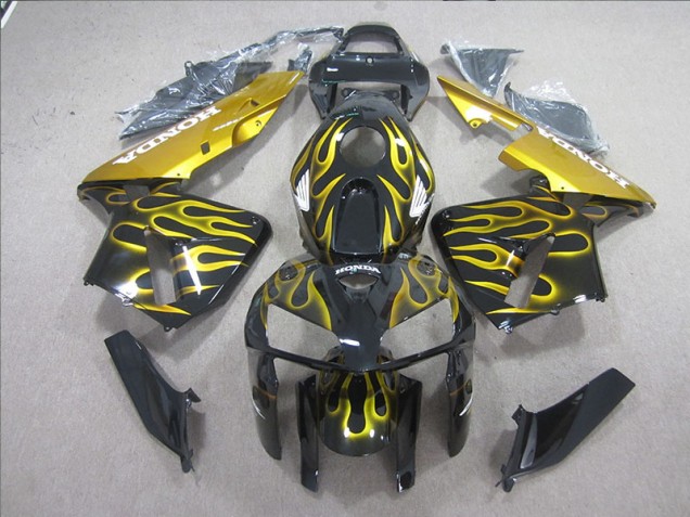 Nero Giallo Fiamma Carene Moto Honda CBR 600 RR 2005-2006