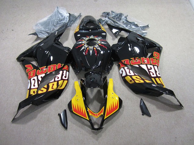 Nero Giallo Kit Carene Moto Completa Honda CBR 600 RR 2009-2012 Nero Giallo Kit Carene Moto Completa Honda CBR 600 RR 2009-2012
