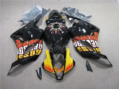 Nero Giallo Kit Carene Moto Honda CBR 600 RR 2009-2012