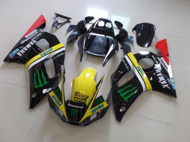 Nero Giallo Monster Carene Moto Yamaha R6 1998-2002
