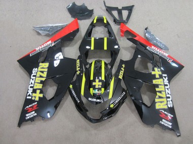 Nero Giallo Rizla Carene Moto Suzuki GSXR 750 K4 2004-2005