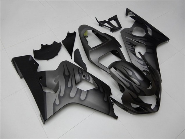 Nero Grigio Carene Moto Suzuki GSXR 600 / 750 K4 2004-2005 Nero Grigio Carene Moto Suzuki GSXR 600 / 750 K4 2004-2005