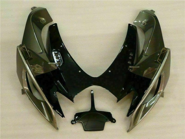Nero Grigio Kit Carenatura Moto Completa Suzuki GSXR 600 / 750 K6 2006-2007