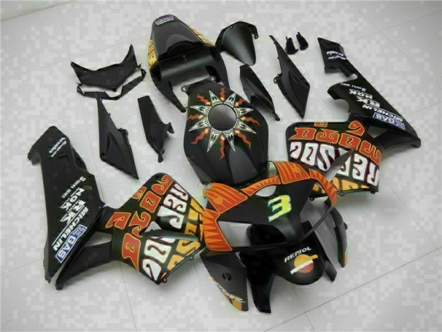 Nero Kit Carenatura Moto Completa Honda CBR 600 RR 2005-2006 Nero Kit Carenatura Moto Completa Honda CBR 600 RR 2005-2006
