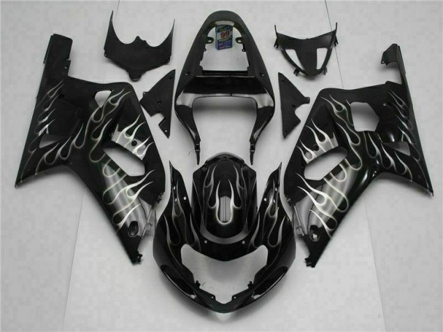 Nero Kit Carenatura Moto Completa Suzuki GSXR 600 / 750 K1 K2 K3 2001-2003 Nero Kit Carenatura Moto Completa Suzuki GSXR 600 / 750 K1 K2 K3 2001-2003
