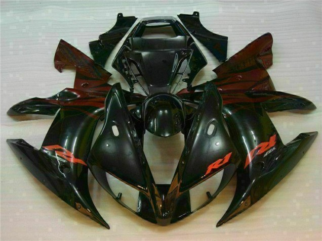 Nero Kit Carenatura Moto Yamaha R1 2002-2003 Nero Kit Carenatura Moto Yamaha R1 2002-2003