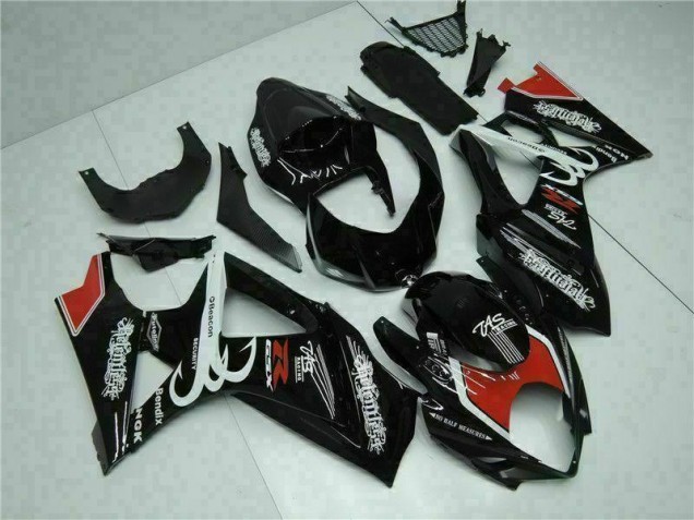 Nero Kit Carenatura Motocicletta Completo ABS Suzuki GSXR 1000 K7 2007-2008 Nero Kit Carenatura Motocicletta Completo ABS Suzuki GSXR 1000 K7 2007-2008