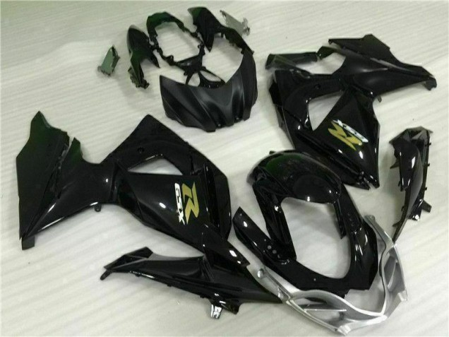 Nero Kit Carenatura Motocicletta Completo ABS Suzuki GSXR 1000 K9 2009-2016 Nero Kit Carenatura Motocicletta Completo ABS Suzuki GSXR 1000 K9 2009-2016