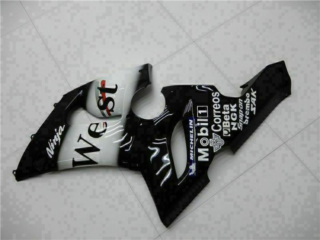 Nero Kit Carene Moto Completa Kawasaki ZX6R 2005-2006 Nero Kit Carene Moto Completa Kawasaki ZX6R 2005-2006