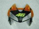 Nero Kit Completo Carenatura Moto ABS Honda CBR 600 RR 2005-2006