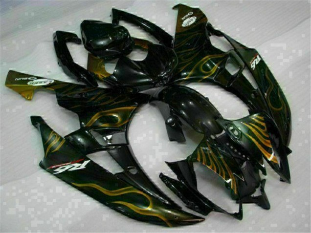 Nero Kit Completo Carenatura Moto ABS Yamaha R6 2006-2007 Nero Kit Completo Carenatura Moto ABS Yamaha R6 2006-2007