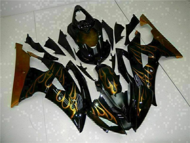Nero Kit Completo Carenatura Moto ABS Yamaha R6 2008-2016 Nero Kit Completo Carenatura Moto ABS Yamaha R6 2008-2016
