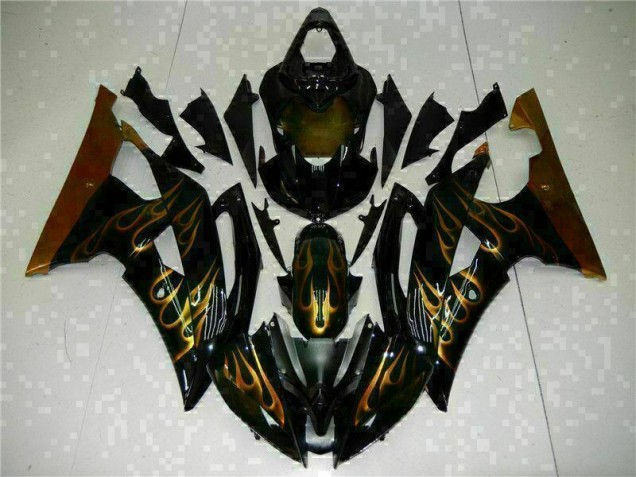 Nero Kit Completo Carenatura Moto ABS Yamaha R6 2008-2016 Nero Kit Completo Carenatura Moto ABS Yamaha R6 2008-2016