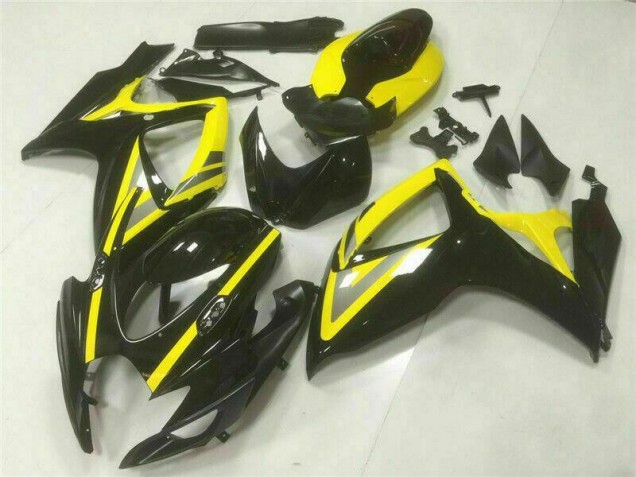 Nero Kits Carenatura Moto Iniezione Suzuki GSXR 600 / 750 K6 2006-2007 Nero Kits Carenatura Moto Iniezione Suzuki GSXR 600 / 750 K6 2006-2007