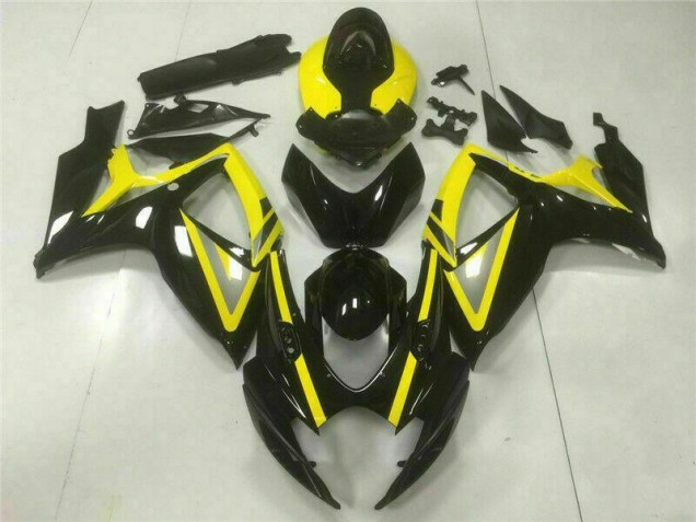 Nero Kits Carenatura Moto Iniezione Suzuki GSXR 600 / 750 K6 2006-2007 Nero Kits Carenatura Moto Iniezione Suzuki GSXR 600 / 750 K6 2006-2007