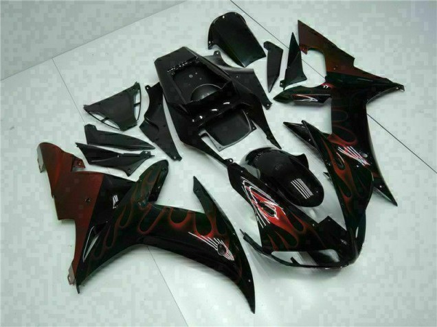 Nero Kits Carenatura Moto Yamaha R1 2002-2003 Nero Kits Carenatura Moto Yamaha R1 2002-2003