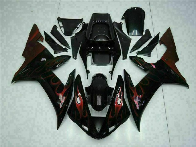 Nero Kits Carenatura Moto Yamaha R1 2002-2003 Nero Kits Carenatura Moto Yamaha R1 2002-2003