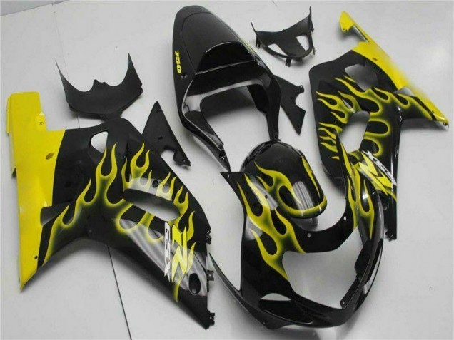 Nero Kits Carene Moto Suzuki GSXR 600 / 750 K1 K2 K3 2001-2003 Nero Kits Carene Moto Suzuki GSXR 600 / 750 K1 K2 K3 2001-2003