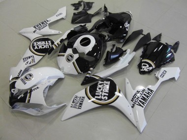 Nero Lucky Strike Carene Moto Yamaha R1 2007-2008