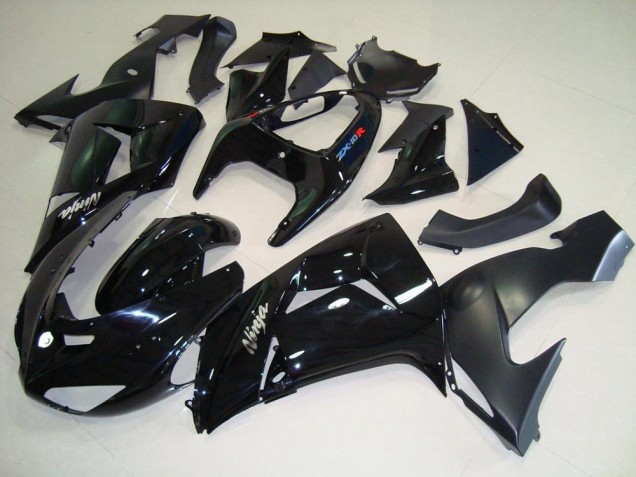 Nero Nero Opaco Carene Moto Kawasaki ZX10R 2006-2007
