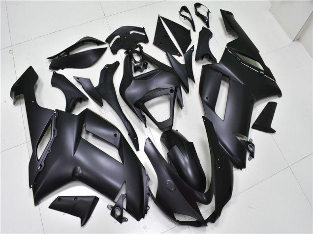 Nero Opaco Carene Moto Kawasaki ZX6R 2007-2008 Nero Opaco Carene Moto Kawasaki ZX6R 2007-2008