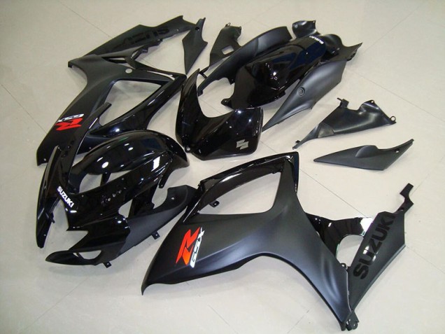 Nero Opaco Carene Moto Suzuki GSXR 750 K6 2006-2007 Nero Opaco Carene Moto Suzuki GSXR 750 K6 2006-2007