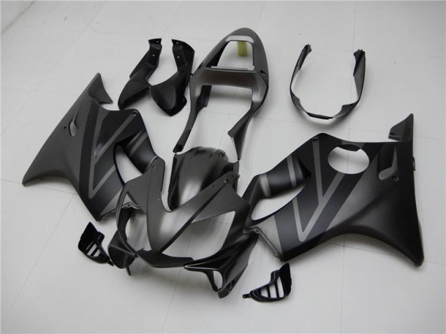 Nero Opaco Grigio Carene Moto Honda CBR 600 F4i 2001-2003 Nero Opaco Grigio Carene Moto Honda CBR 600 F4i 2001-2003