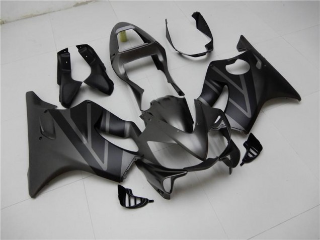 Nero Opaco Grigio Carene Moto Honda CBR 600 F4i 2001-2003 Nero Opaco Grigio Carene Moto Honda CBR 600 F4i 2001-2003