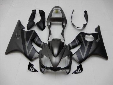 Nero Opaco Grigio Carene Moto Honda CBR 600 F4i 2001-2003