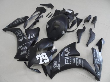 Nero Opaco Grigio Decalcomanie 29 Carene Moto Honda CBR 1000 RR 2012-2016