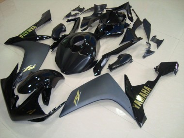 Nero Opaco Oro Carene Moto Yamaha R1 2007-2008