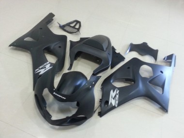 Nero Opaco con Argento GSXR Carene Moto Suzuki GSXR 1000 K1 2000-2002