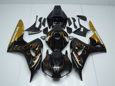 Nero Oro Fiamma Carene Moto Honda CBR 1000 RR 2006-2007