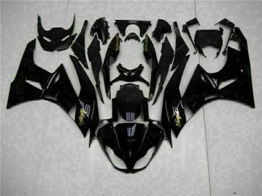 Nero Oro Ninja Carene Moto Kawasaki ZX6R 2009-2012