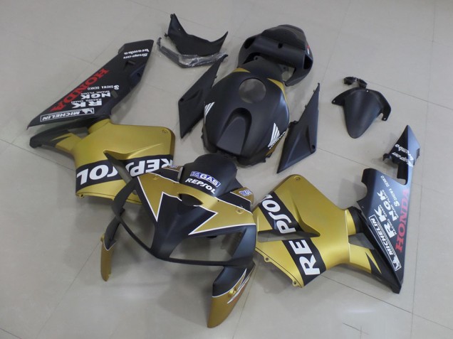 Nero Oro Repsol Carene Moto Honda CBR 600 RR 2005-2006 Nero Oro Repsol Carene Moto Honda CBR 600 RR 2005-2006