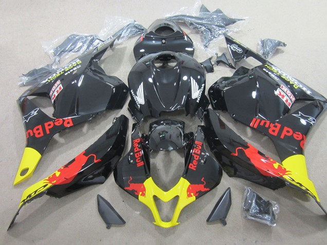 Nero Red Bull ABS Moto Plastica & Carene Honda CBR 600 RR 2009-2012 Nero Red Bull ABS Moto Plastica & Carene Honda CBR 600 RR 2009-2012