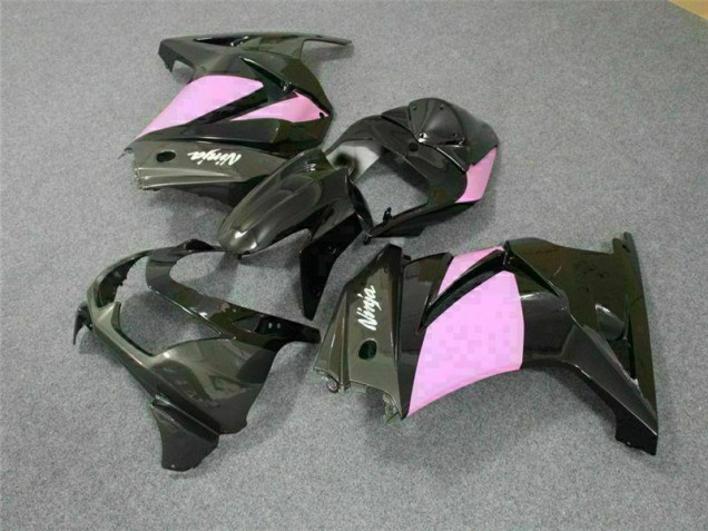 Nero Rosa Ninja Carene Moto Kawasaki EX250 2008-2012