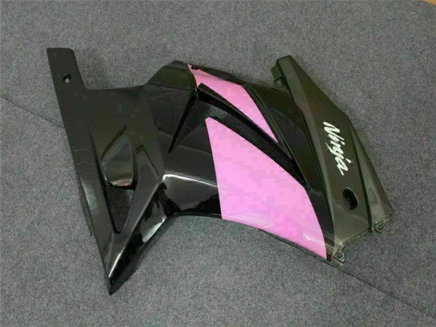 Nero Rosa Ninja Carene Moto Kawasaki EX250 2008-2012