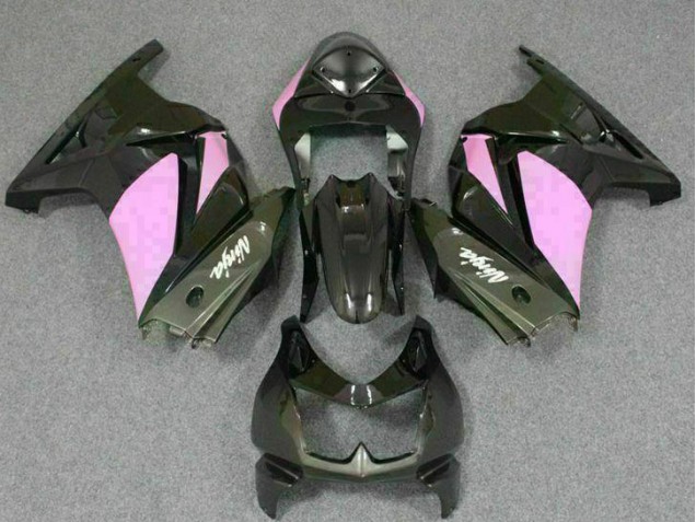 Nero Rosa Ninja Carene Moto Kawasaki EX250 2008-2012