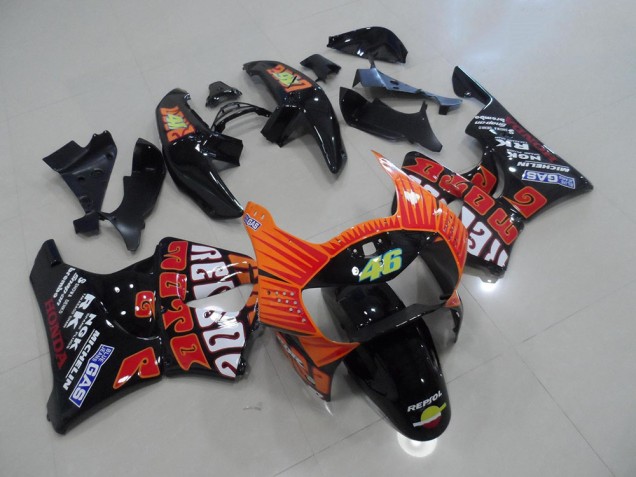 Nero Rossi Carene Moto Honda CBR 900 RR 919 1998-1999 Nero Rossi Carene Moto Honda CBR 900 RR 919 1998-1999