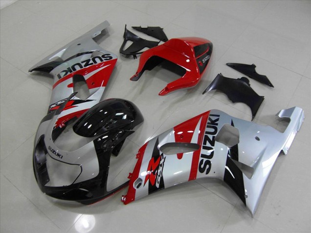 Nero Rosso ABS Kits Carena Moto Suzuki GSXR 750 K1 K2 K3 2001-2003 Nero Rosso ABS Kits Carena Moto Suzuki GSXR 750 K1 K2 K3 2001-2003