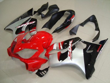 Nero Rosso Argento ABS Plastica Moto Honda CBR 600 F4i 2004-2007