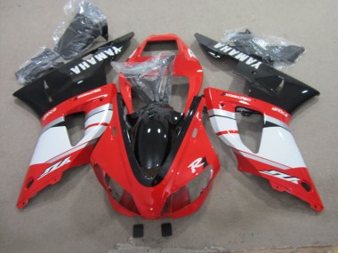 Nero Rosso Bianco Decal Carene Moto Yamaha R1 1998-1999